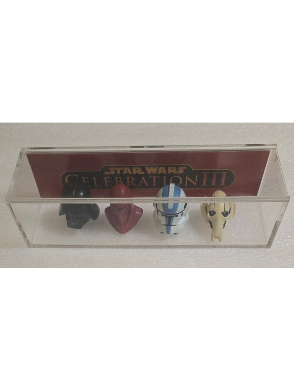 Star Wars Celebration III Foam Helmet Display 4 Pack 2005